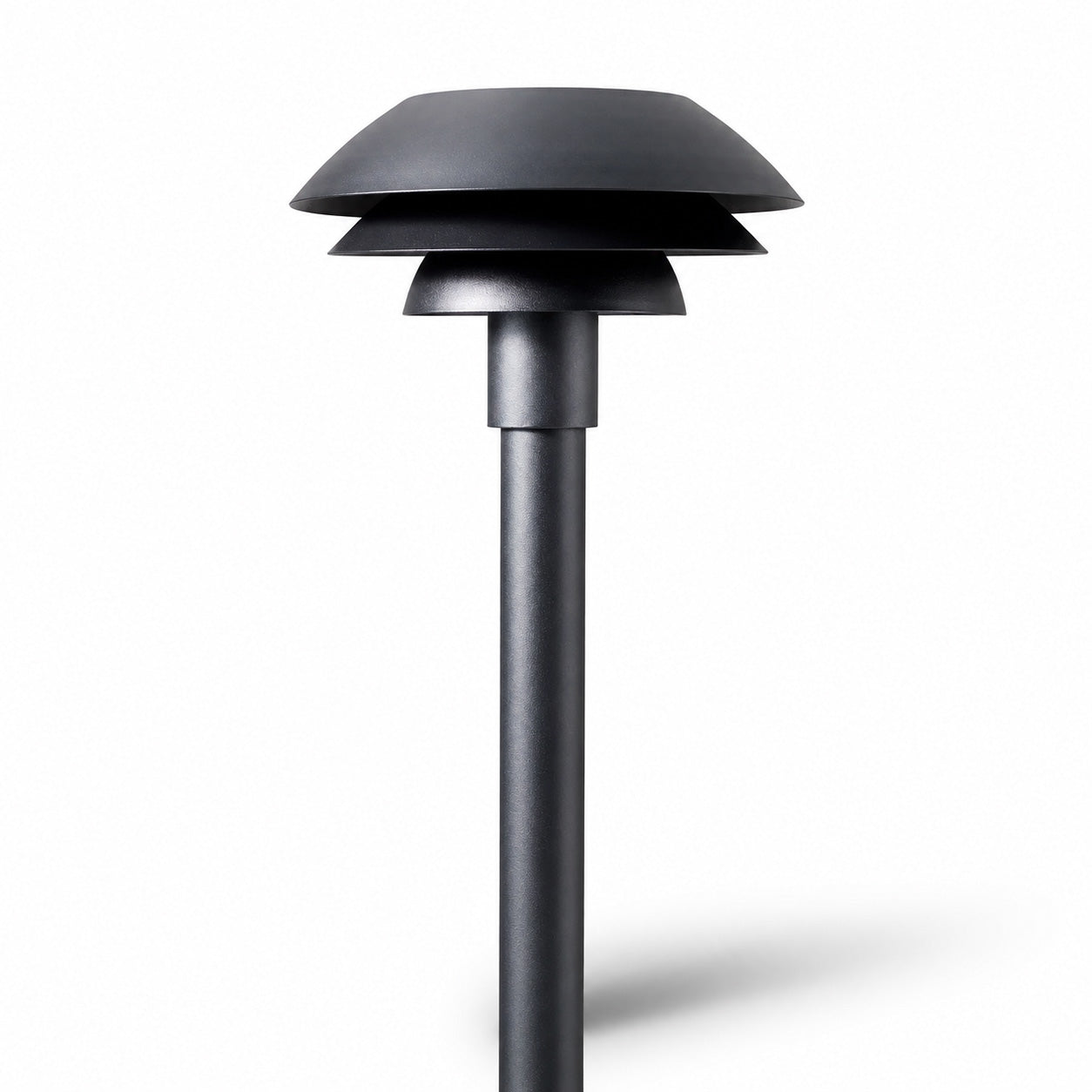 DL20 Outdoor Path Light — Matt Black, 80cm