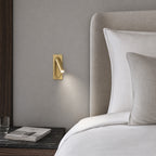 Defoe Recessed LED Wall Light — Gold, Adjustable Reading Spot