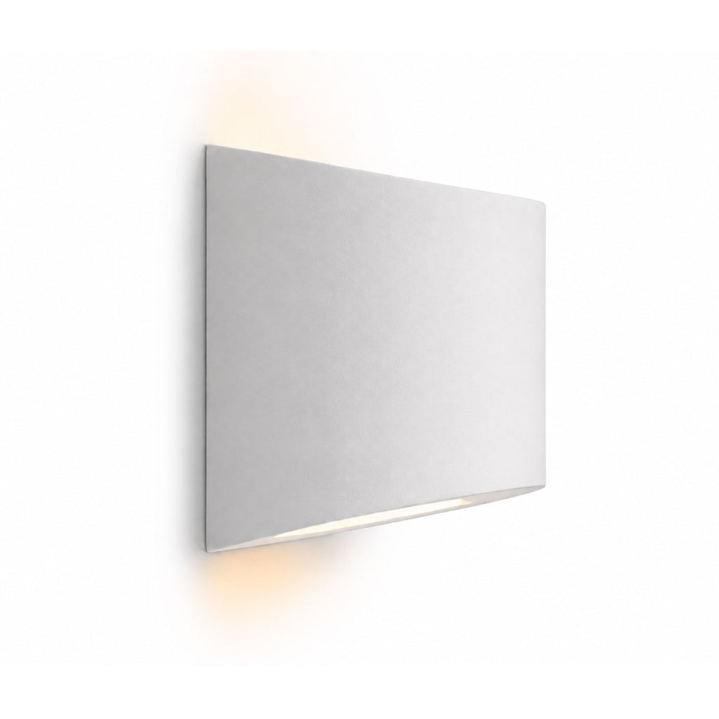 Galea Paintable Up/Down Light — Plaster, White