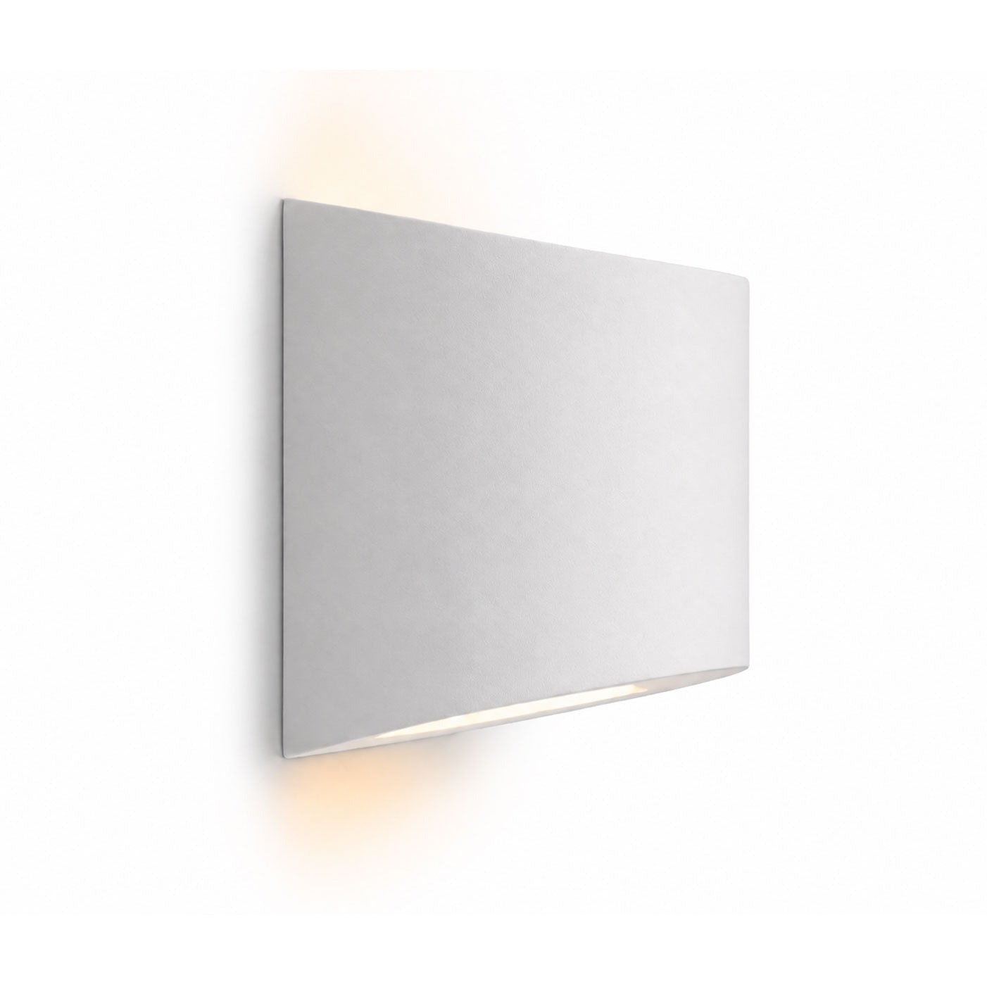 Galea Paintable Up/Down Light — Plaster, White