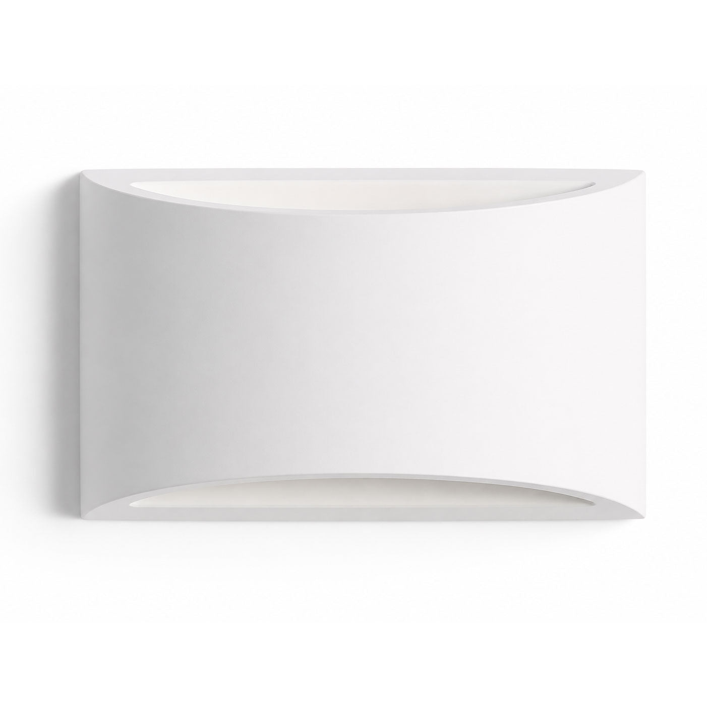 Galea Paintable Up/Down Light — Plaster, White