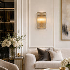 Gatsby Art Deco Wall Light — Glass, Champagne