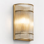 Gatsby Art Deco Wall Light — Glass, Champagne