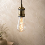 Helios Double Spiral E27 LED Bulb — Warm White, Dimmable