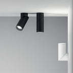 Genesis Aluminium Ceiling Spotlight — Matt Black, Adjustable