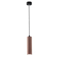 Kruk brick red concrete tube pendant light hanging fixture