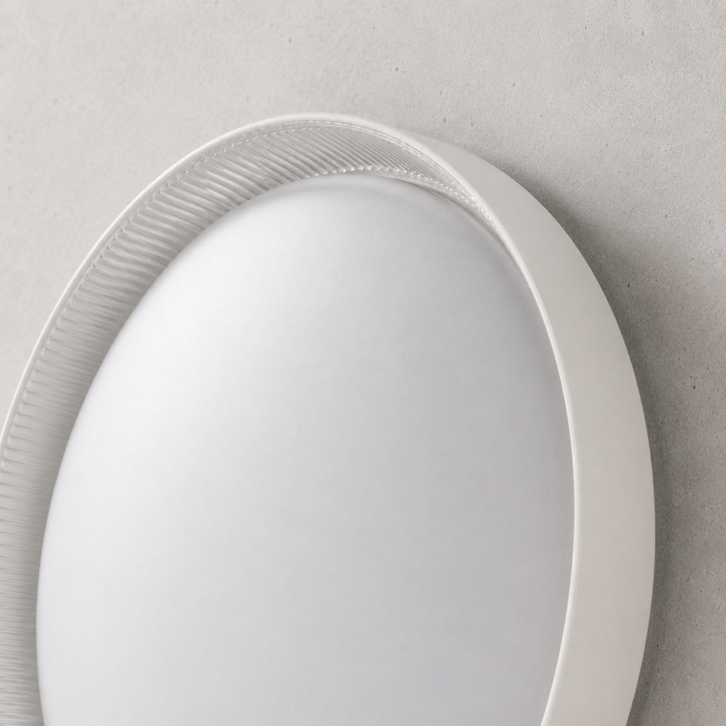 Kaos LED Ceiling / Wall Light — White, Colour Temperature Switch, 40cm
