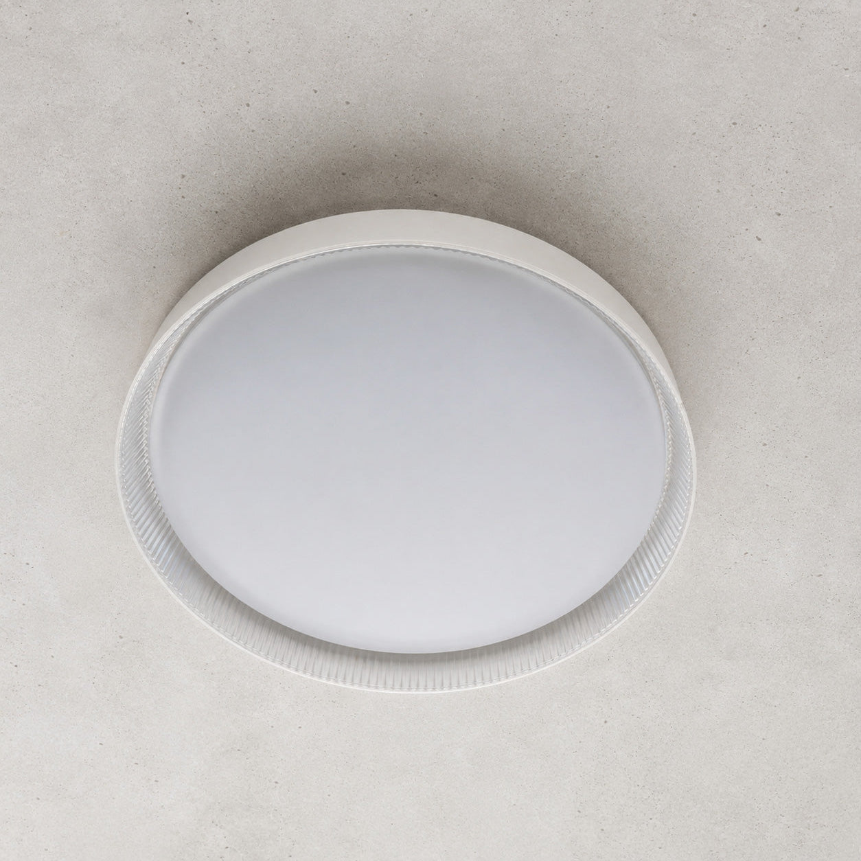 Kaos LED Ceiling / Wall Light — White, Colour Temperature Switch, 40cm