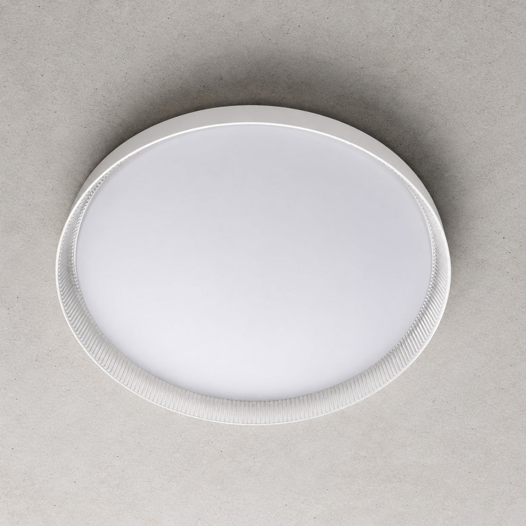 Kaos LED Ceiling / Wall Light — White, Colour Temperature Switch, 50cm