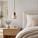Koto Terrazzo & Wood Pendant Light — Brown