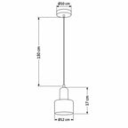 Koto Terrazzo & Wood Pendant Light — Brown