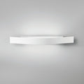 Spoiler LED wall light in white finish mounted on wall