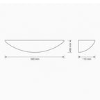 Livigno Wall Light — Paintable White Plaster, Uplight