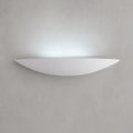 Livigno Wall Light — Paintable White Plaster, Uplight