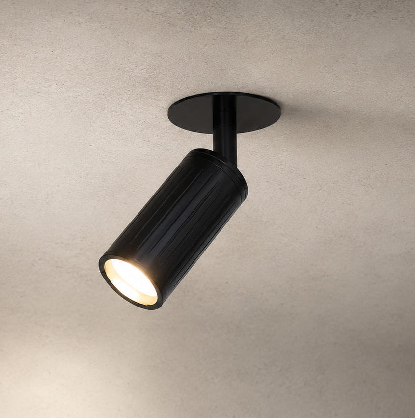 Luminar Box Mount Ceiling Spotlight — Black