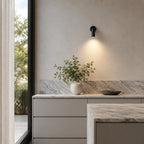 Luminar Box Mount Wall Spotlight — Black