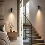 Luminar Box Mount Wall Spotlight — Black