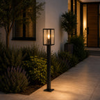 Mirage Outdoor Lantern Path Light — Anthracite, 86cm
