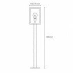 Mirage Outdoor Lantern Post Light — Anthracite, 200cm