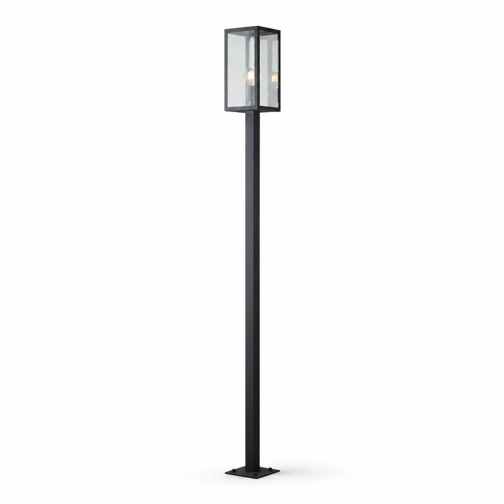 Mirage Outdoor Lantern Post Light — Anthracite, 200cm