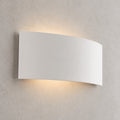 Mood Wall Light — Paintable White Plaster, Up & Down