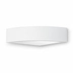 Mykonos Corner Wall Light — Paintable White Plaster, Up & Down