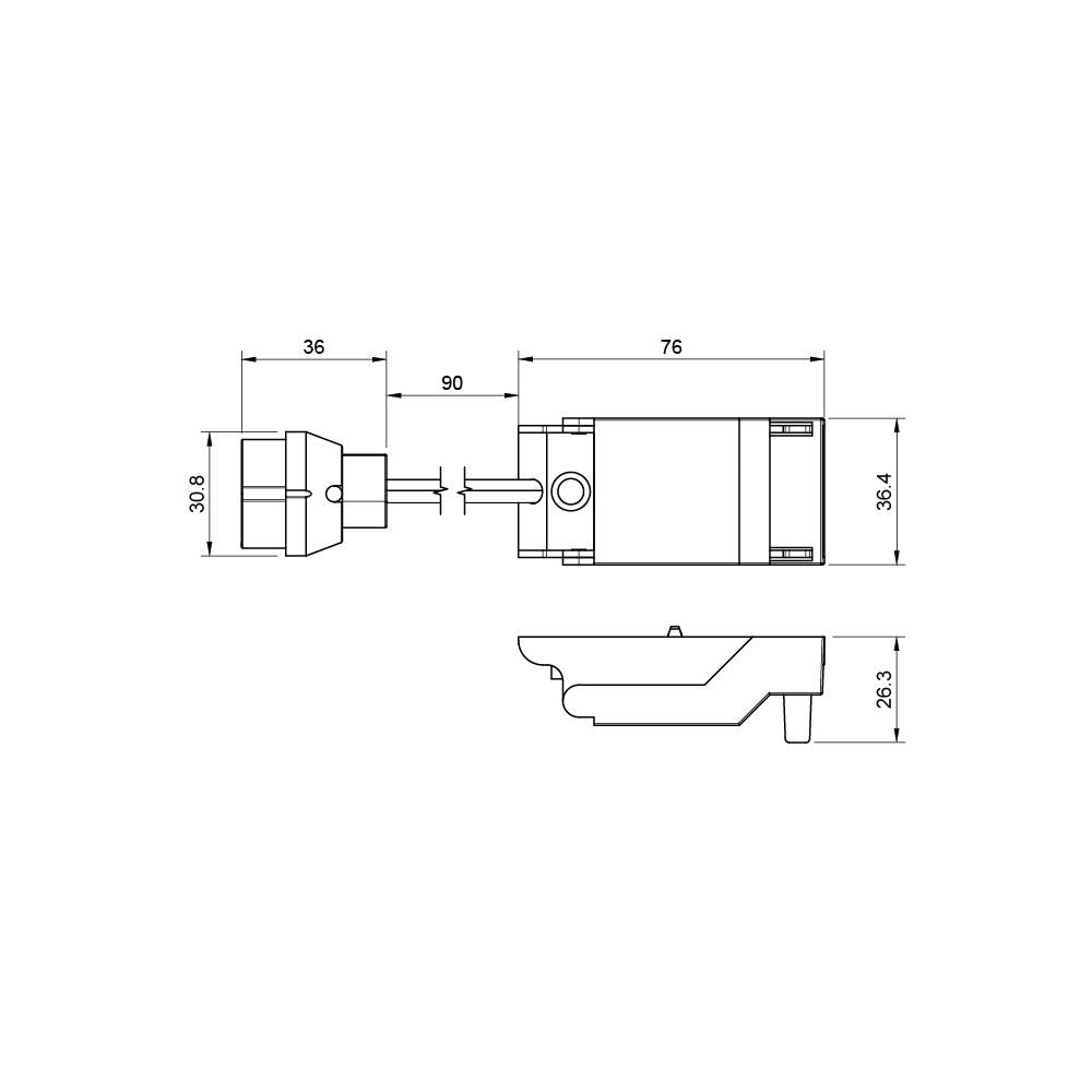 Close-up of Kanto pushfit terminal connections for easy wiring