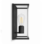 Ravenna Outdoor Box Wall Light — Glass, Anthracite