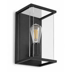 Ravenna Outdoor Box Wall Light — Glass, Anthracite