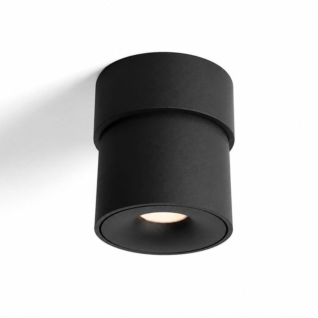 Renzo Rotatable 360° LED Spot Light — Dimmable, Warm White, Matt Black