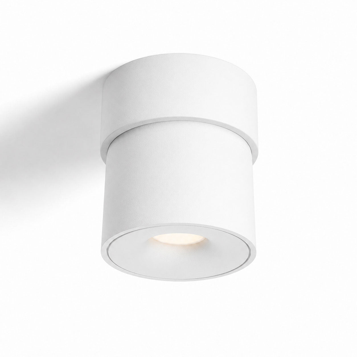 Renzo Rotatable 360° LED Spot Light — Dimmable, Warm White, Matt White