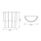 Solara Alabaster Wall Sconce — Satin Brass