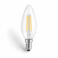 Solara E14 LED Candle Bulb — Dimmable, Clear, Warm White