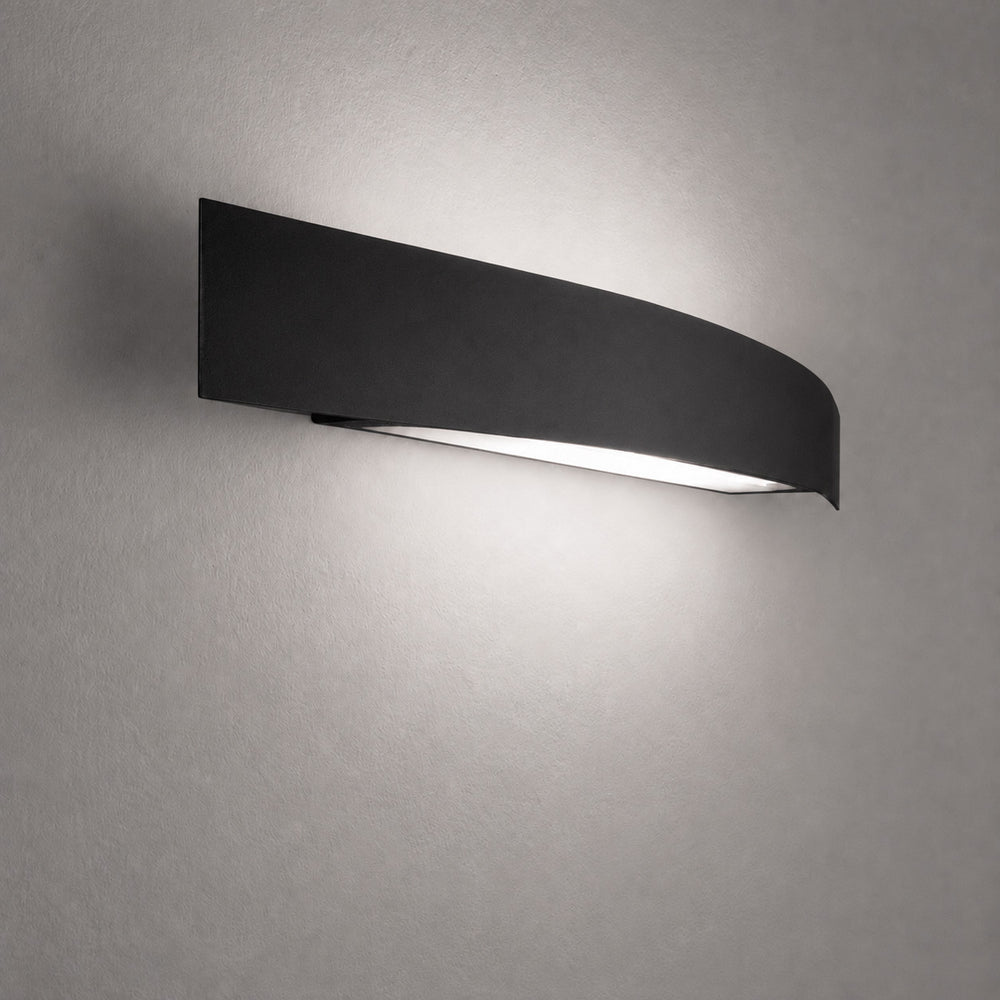 Black detail on Spoiler LED Wall Light — Black, CCT