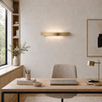Spoiler LED Wall Light — Satin Gold, CCT