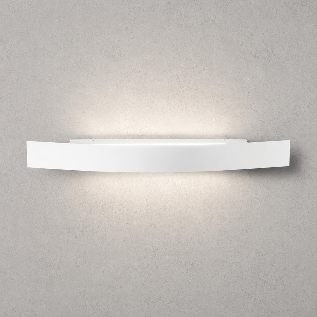 Spoiler curved white LED wall light washing light up and down, cut-out