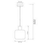 Vela Alabaster Pendant Light — Satin Brass