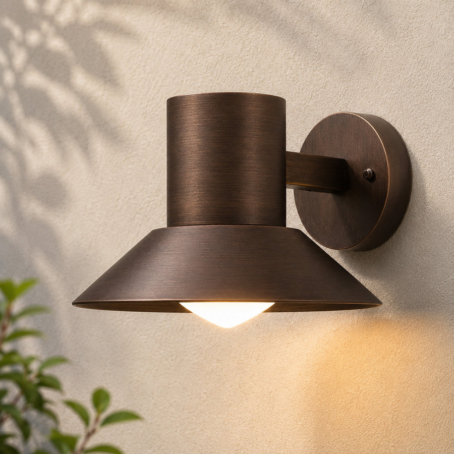 Venice Outdoor Wall Light — Antique Copper Look, IP44