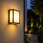 Verano Modern Outdoor Wall Light — Metal, Anthracite Grey