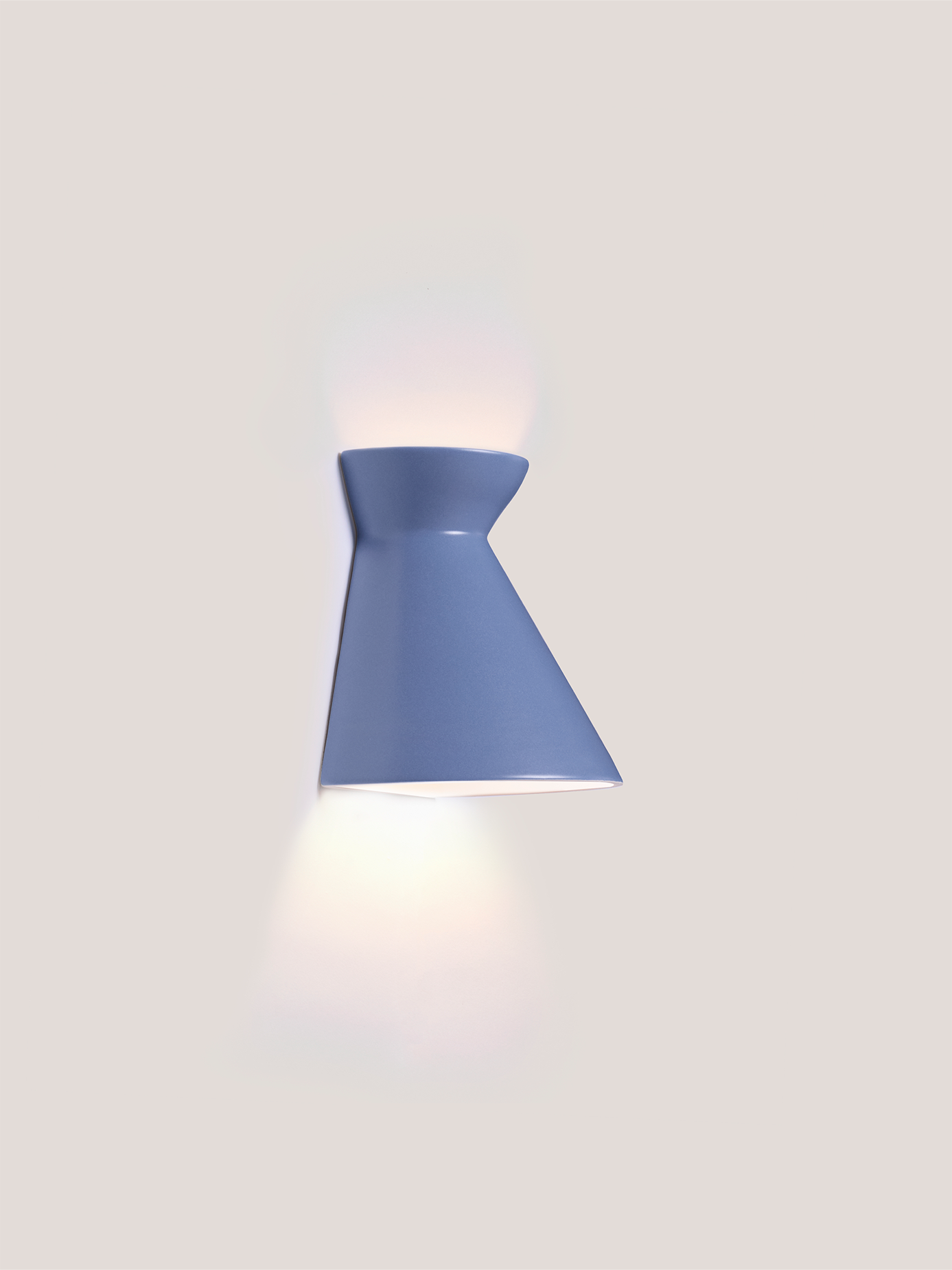 Kiro Ceramic Wall Light — Provence Blue, Small
