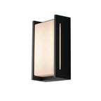Compact LED Outdoor Wall Light — Anthracite, 24cm