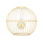 Nankin Bamboo Pendant Light — Natural Round, 45cm