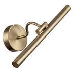 Close-up of Arvo picture light touch dimmer switch in antique brass