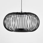 Solna Openwork Cage Pendant Light — Dimmable, Black