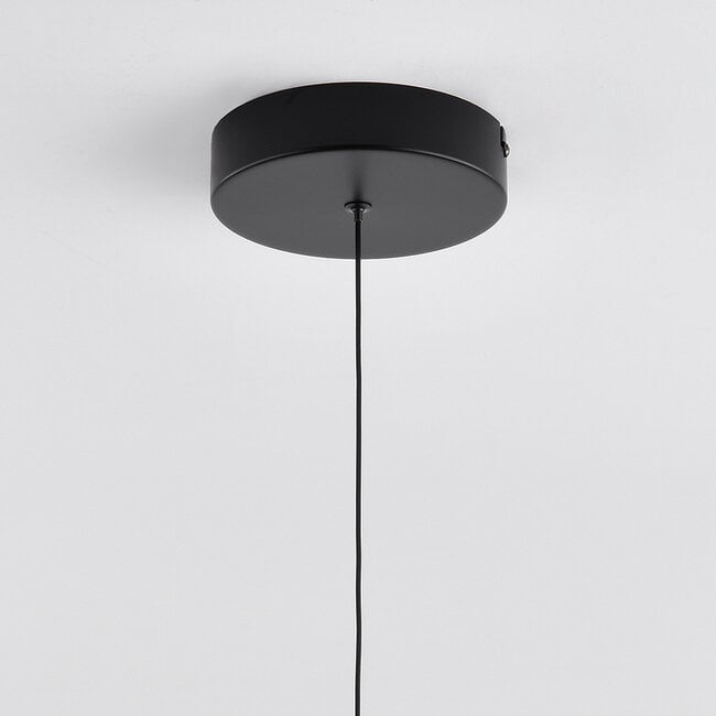 Solna Openwork Cage Pendant Light — Dimmable, Black