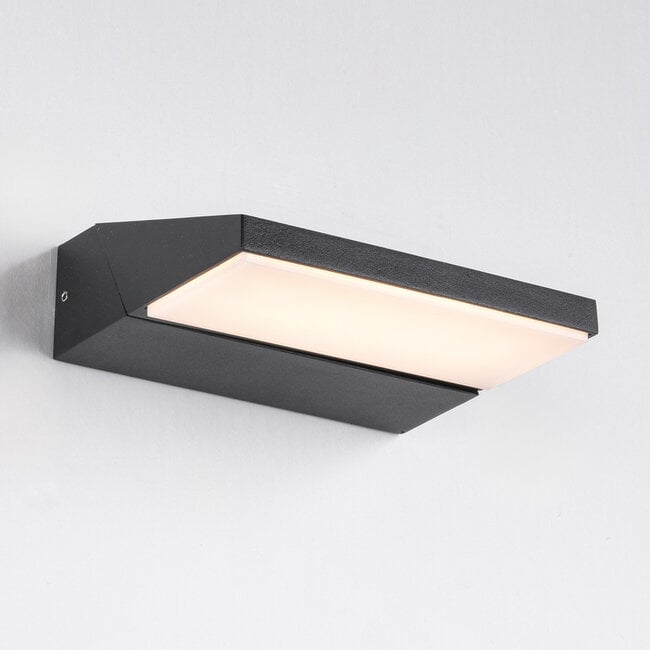 Renzo Adjustable Outdoor LED Wall Light — Black