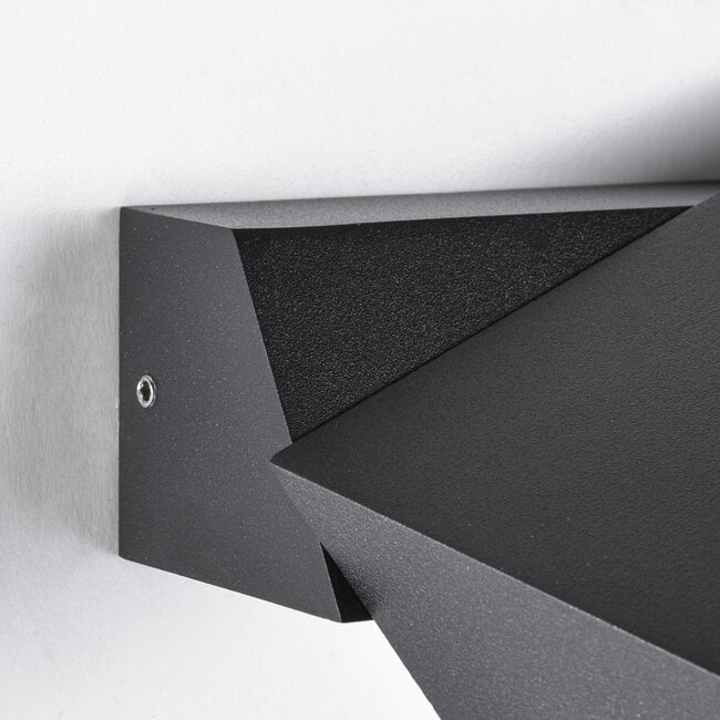 Renzo Adjustable Outdoor LED Wall Light — Black