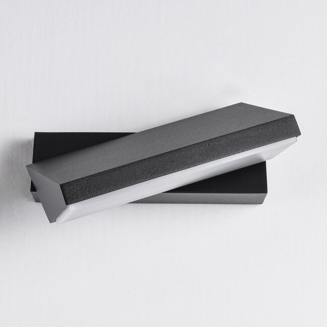 Renzo Adjustable Outdoor LED Wall Light — Black