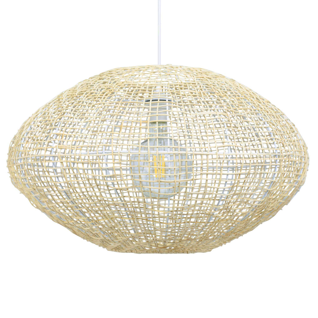 Naty XXL Rattan Pendant Light — Natural Woven, 60cm