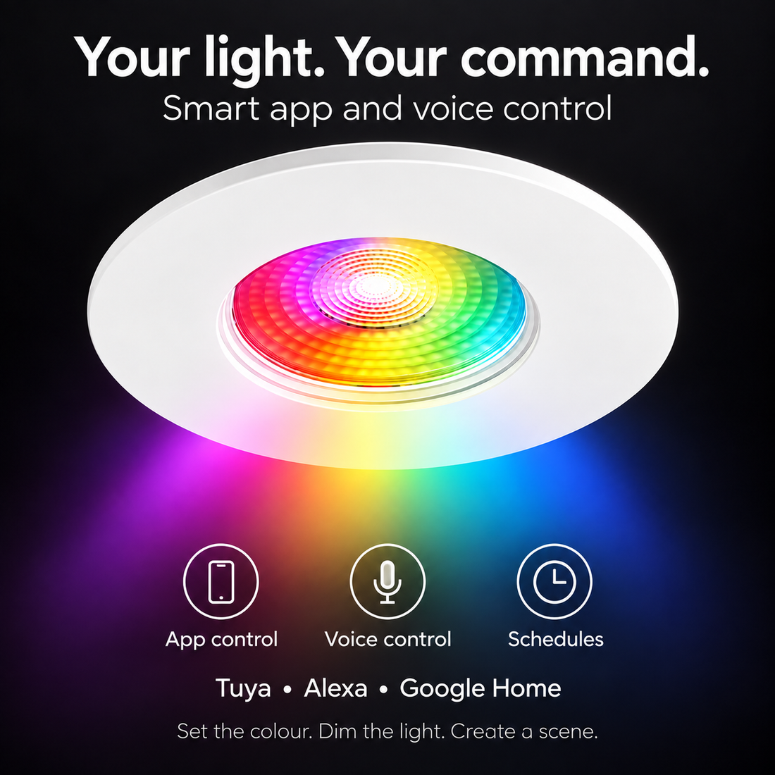 Creo smart downlight with app and voice control for Alexa and Google Home